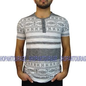 Indigo Star Toby MIST385 S/S Henley T-shirt